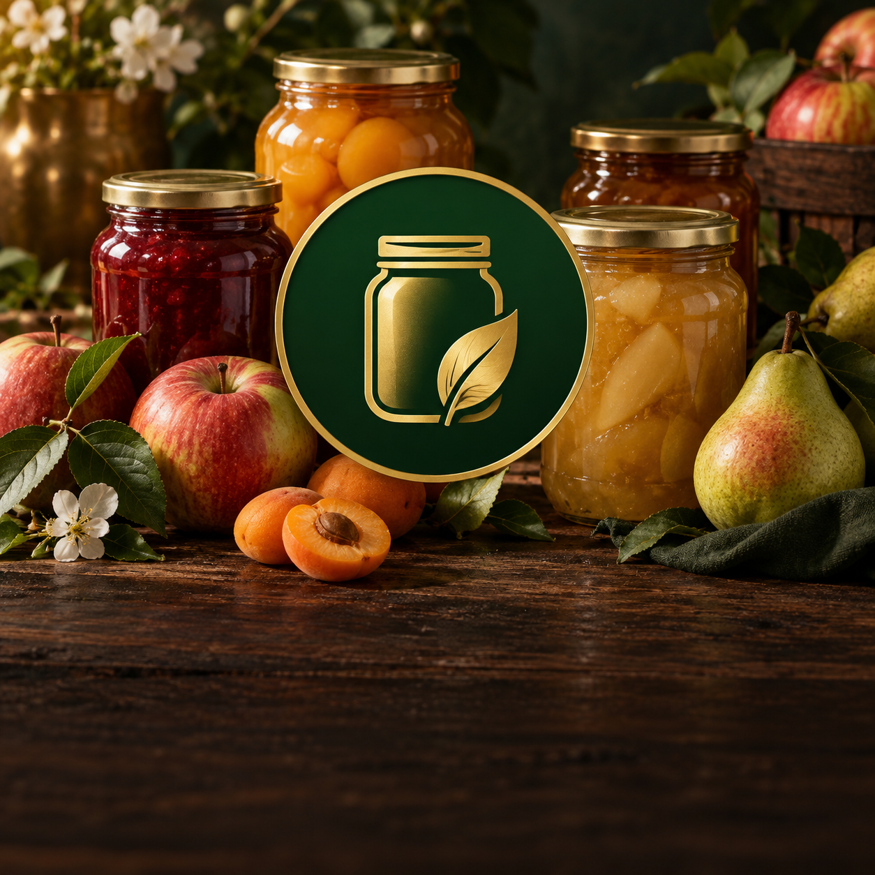 Majestic Canning Industry — illustrated company emblem and concept visual