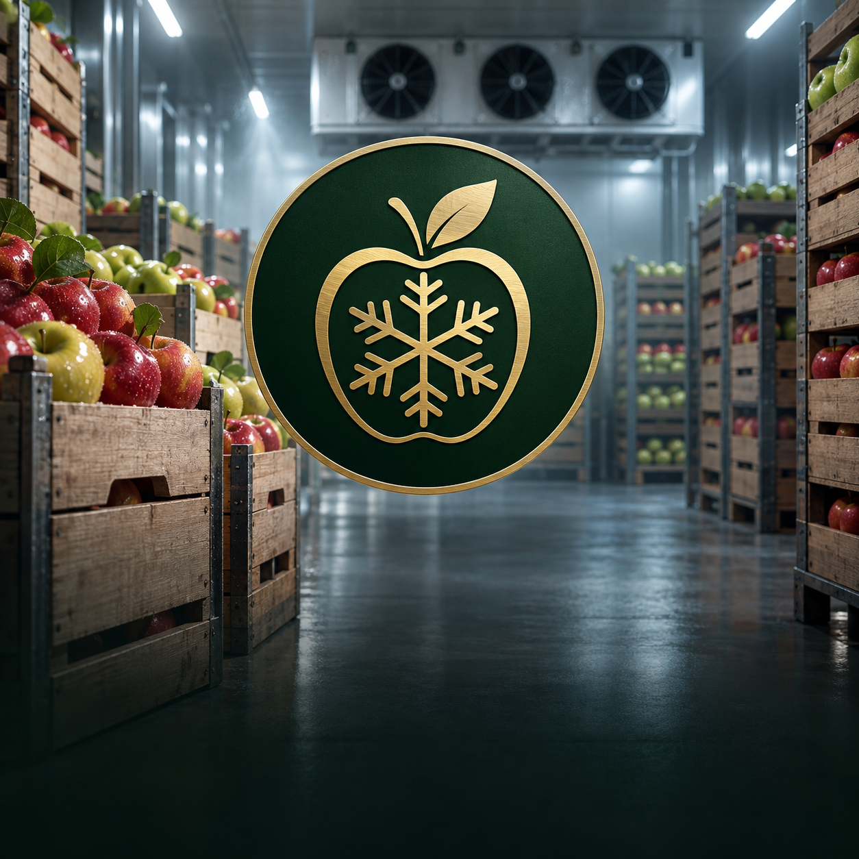 Majestic Multi-Commodity Cold Storage — illustrated company emblem and concept visual